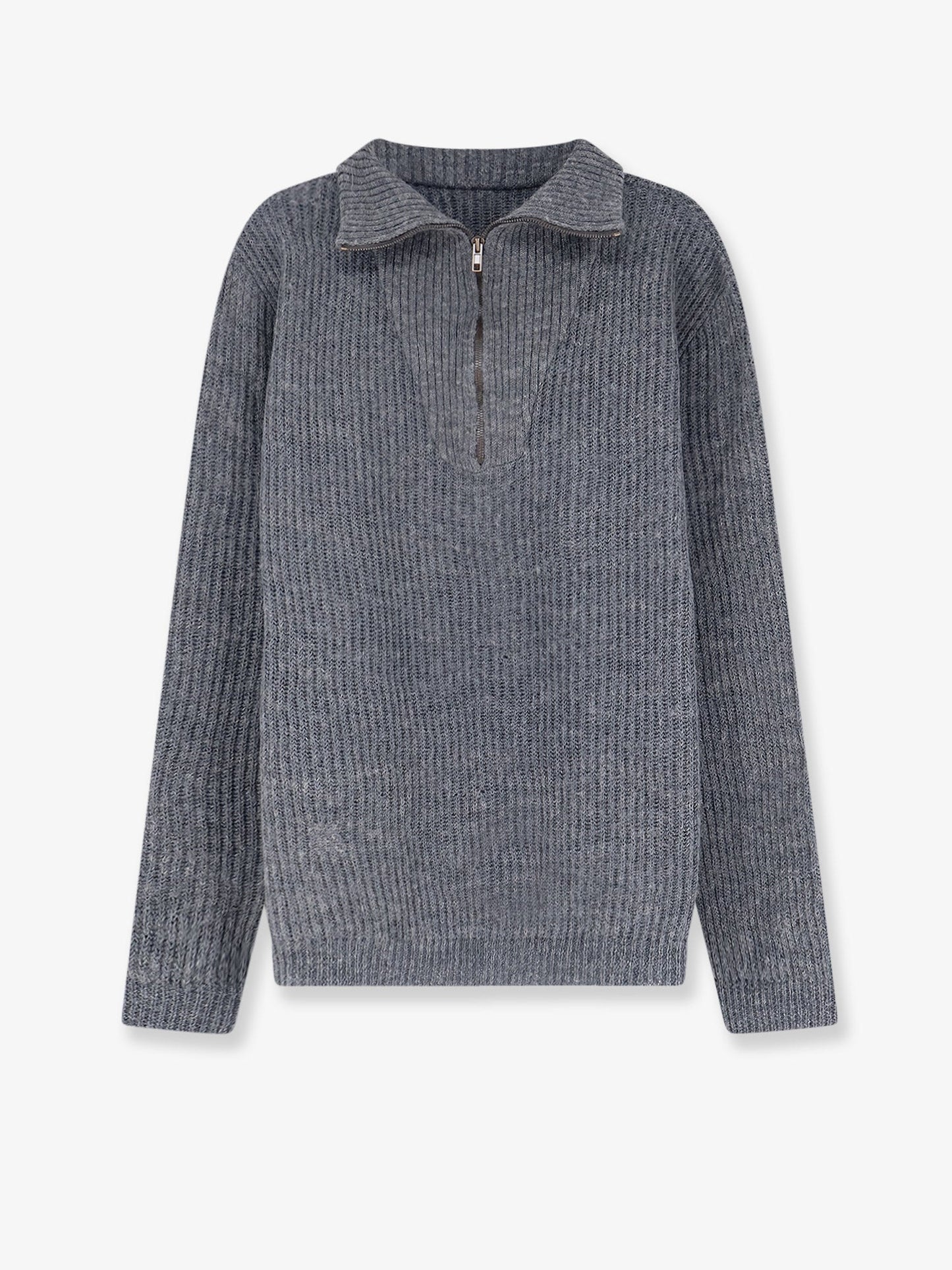 MAISON MARGIELA - Ribbed linen and wool blend sweater