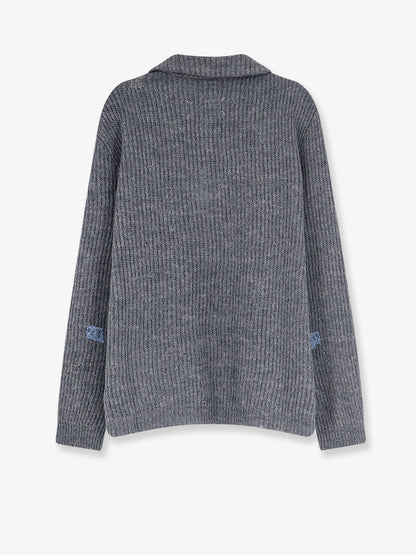 MAISON MARGIELA - Ribbed linen and wool blend sweater