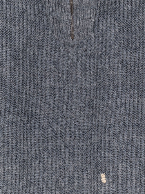 Maison Margiela Ribbed linen and wool blend sweater - Brown