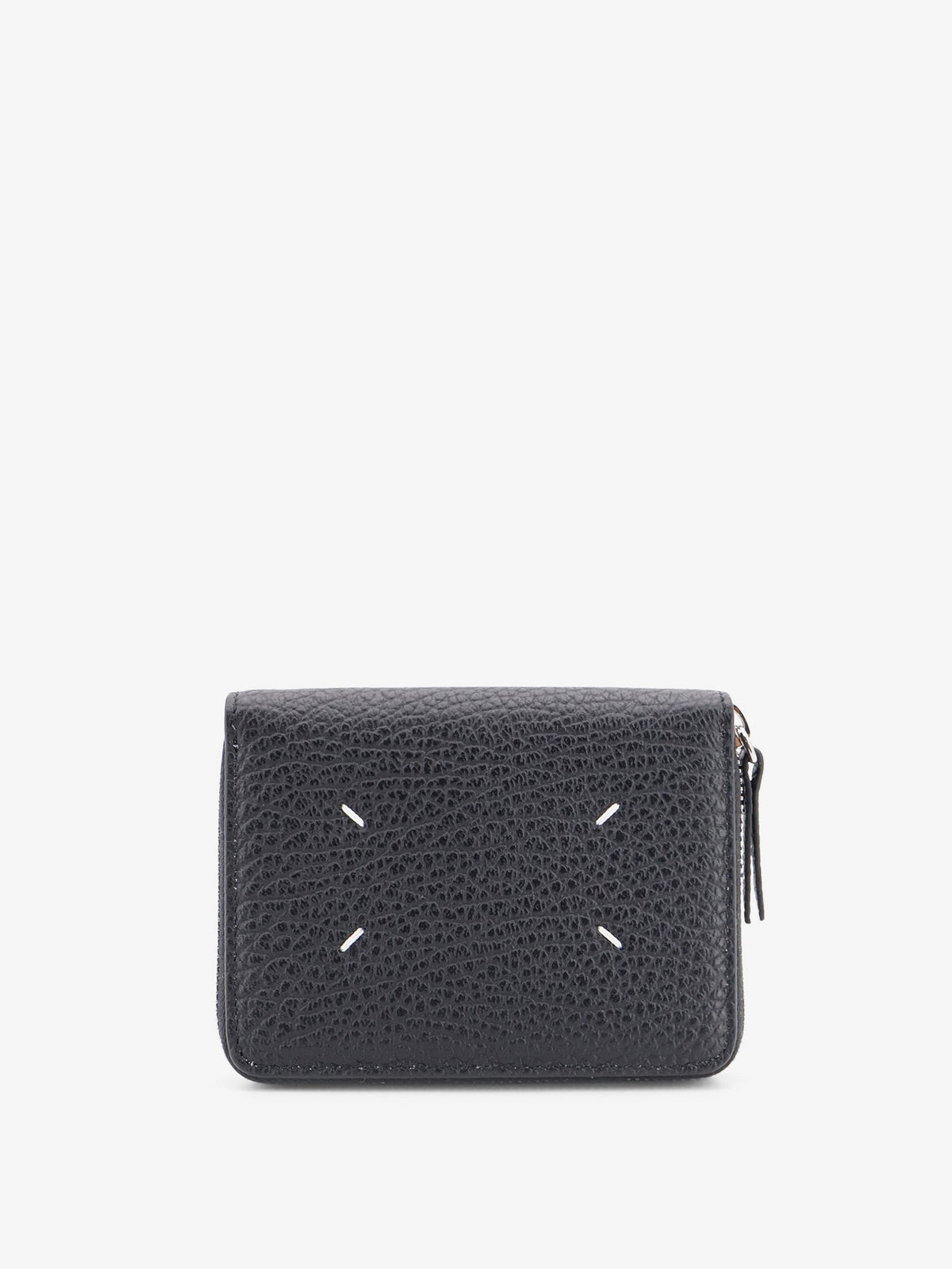 Maison Margiela Four Stitches Small Leather Wallet - Black
