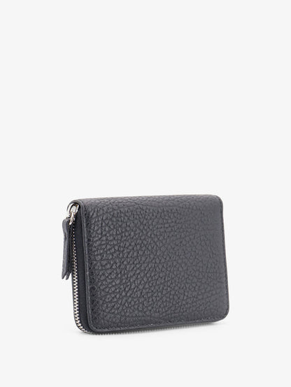 Maison Margiela Four Stitches Small Leather Wallet - Black