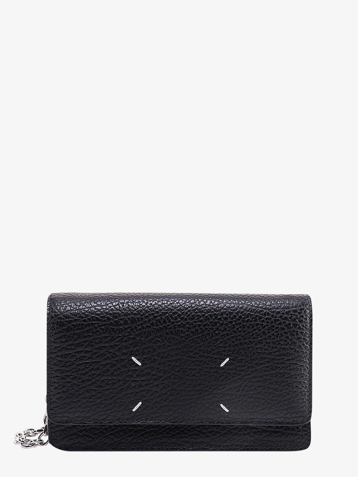 Maison Margiela Four Stitches leather crossbody bag - Black