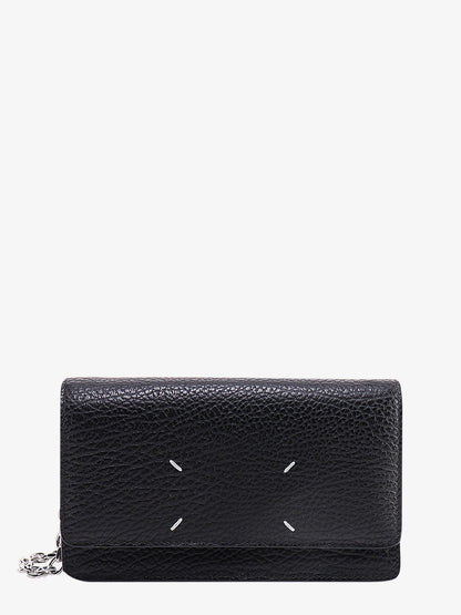 Maison Margiela Four Stitches leather crossbody bag - Black