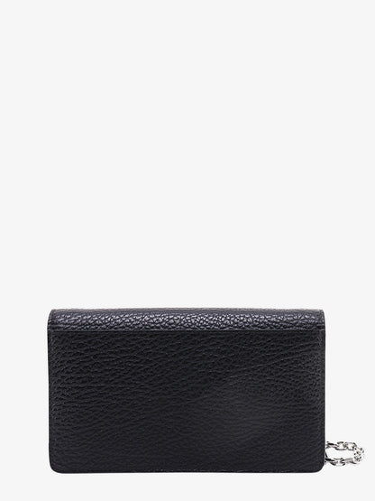 Maison Margiela Four Stitches leather crossbody bag - Black