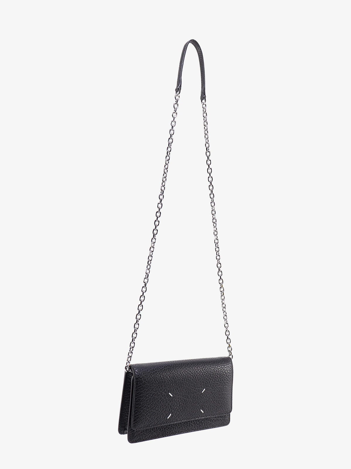 Maison Margiela Four Stitches leather crossbody bag - Black