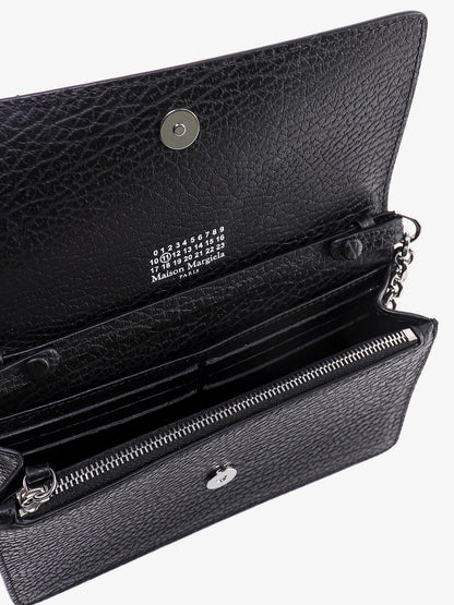 Maison Margiela Four Stitches leather crossbody bag - Black