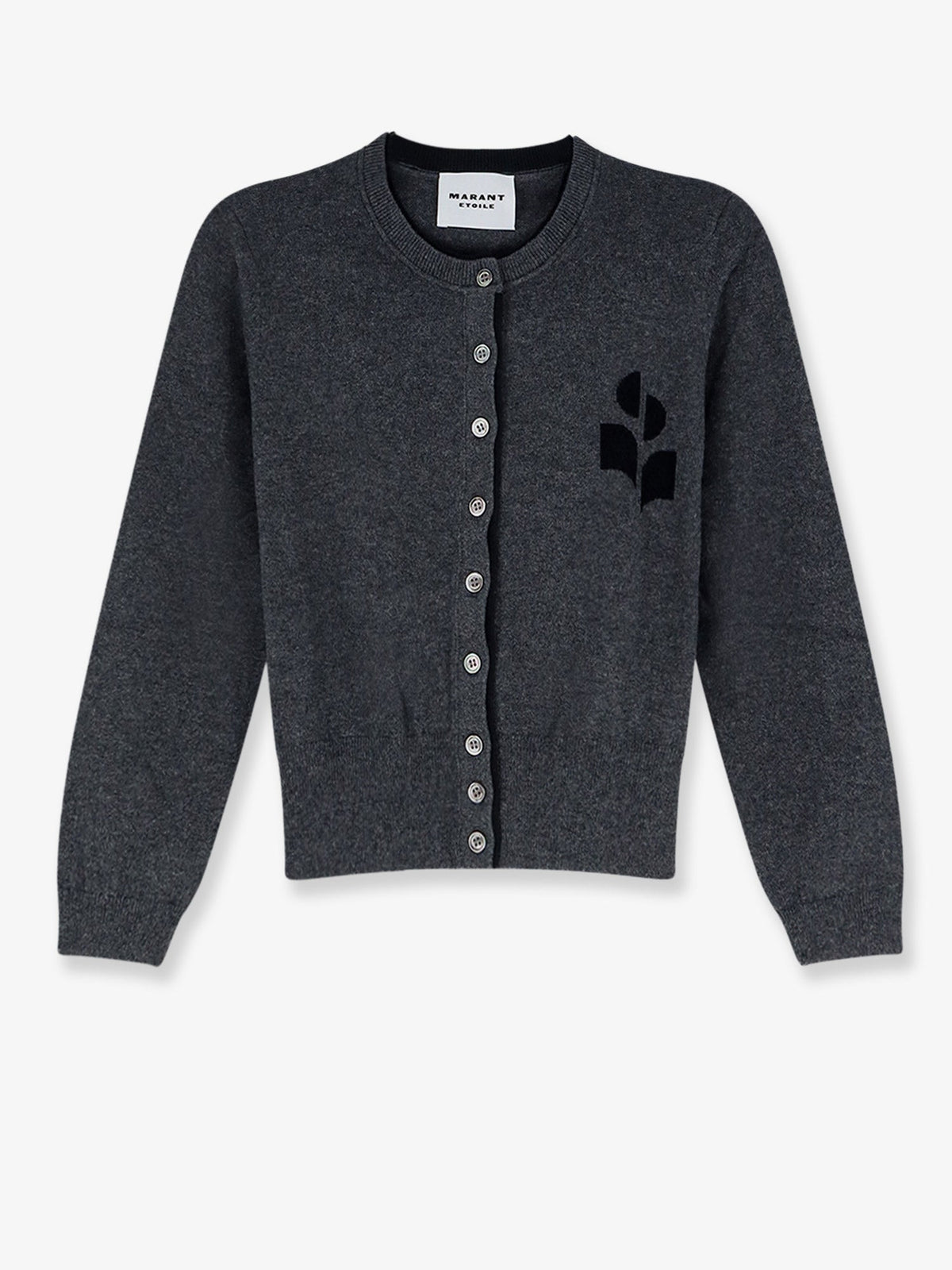 Marant Étoile Cotton blend cardigan - Anthraciteblack