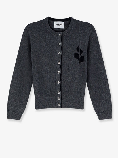 Marant Étoile Cotton blend cardigan - Anthraciteblack