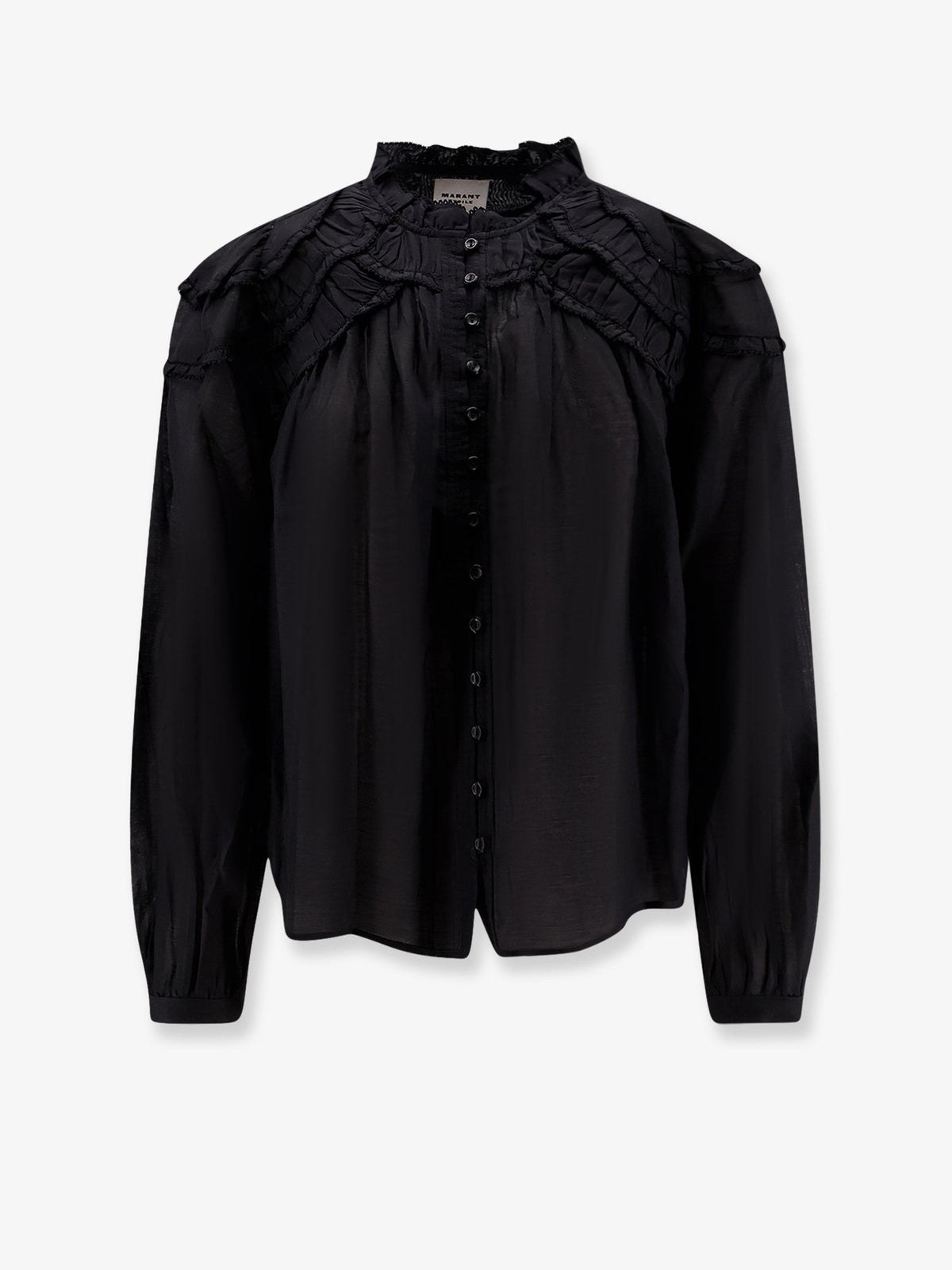 Marant Étoile Christa cotton and viscose shirt - Black