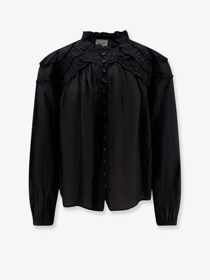 Marant Étoile Christa cotton and viscose shirt - Black