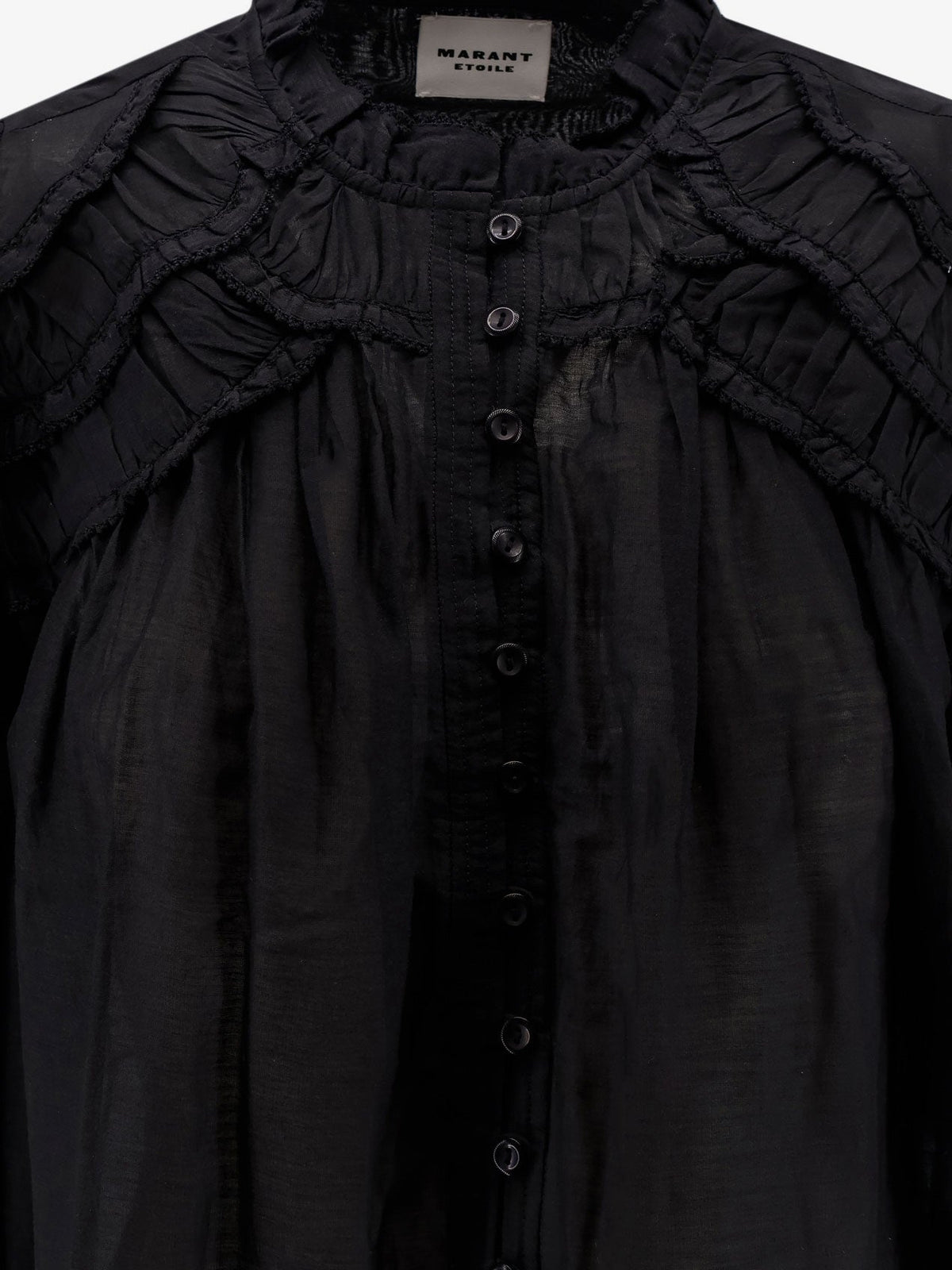 Marant Étoile Christa cotton and viscose shirt - Black