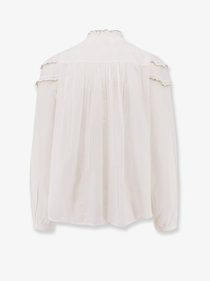 Marant Étoile Christa cotton and viscose shirt - White