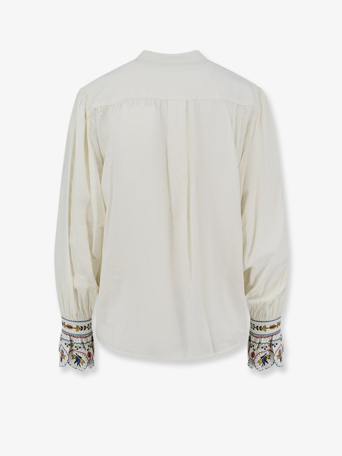 Marant Étoile Monique viscose blend shirt with embroidery - Ecru