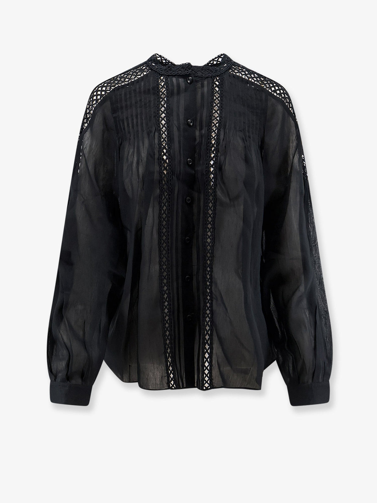Marant Étoile Polda viscose and linen shirt - Black