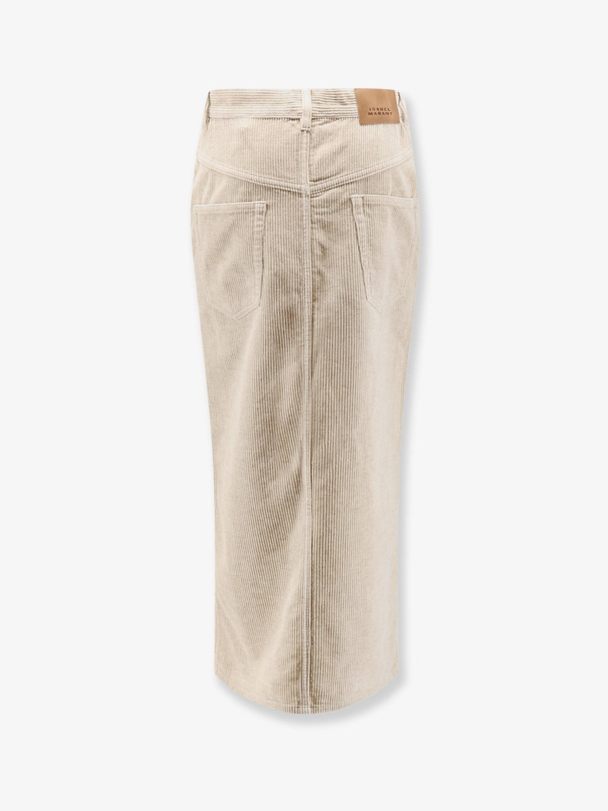 Marant Étoile Odalie corduroy skirt - Ecru