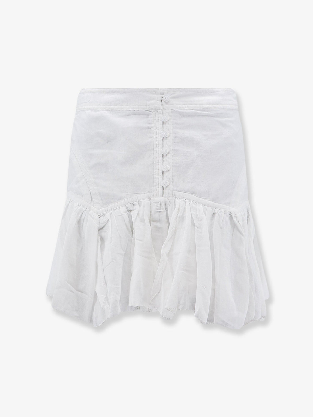 Marant Étoile Daneen organic cotton and viscose skirt - White