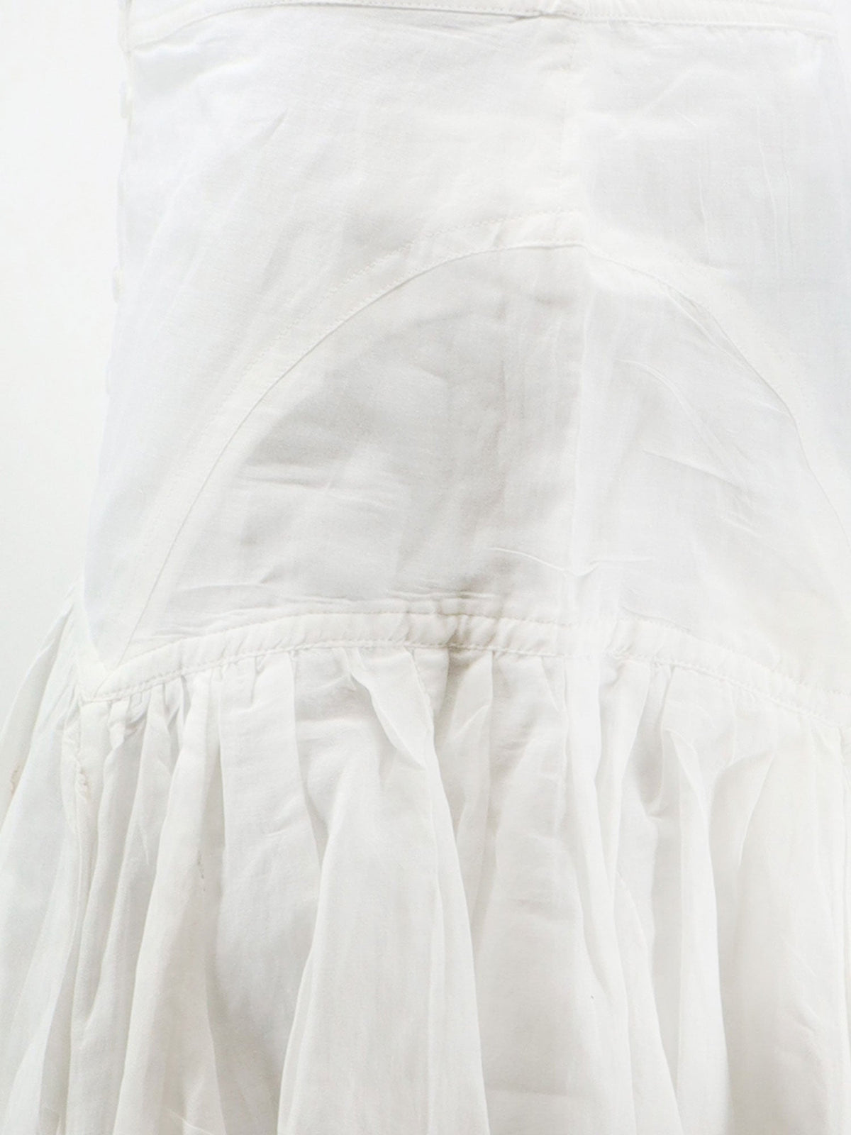 Marant Étoile Daneen organic cotton and viscose skirt - White