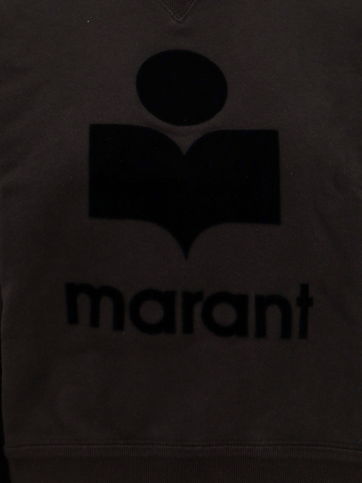 Marant Étoile Moby recycled material sweatshirt - Faded Black