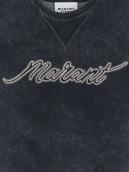 Marant Étoile Rise recycled material sweatshirt - Faded Black