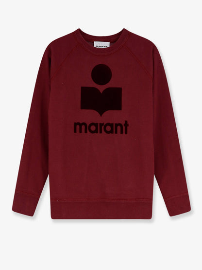 Marant Étoile Milly NY recycled material sweatshirt - Burgundyburgundy
