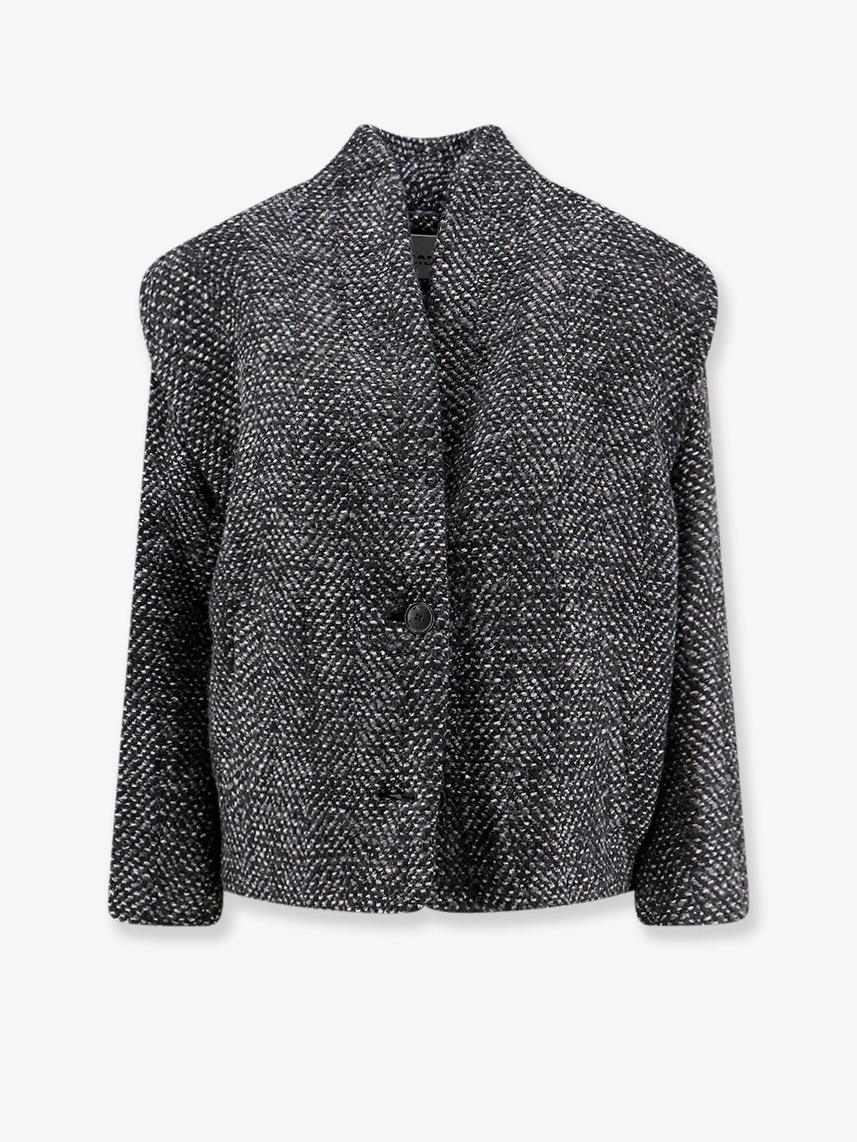 Isabel Marant Étoile Drogo mélange fabric coat - Anthracite