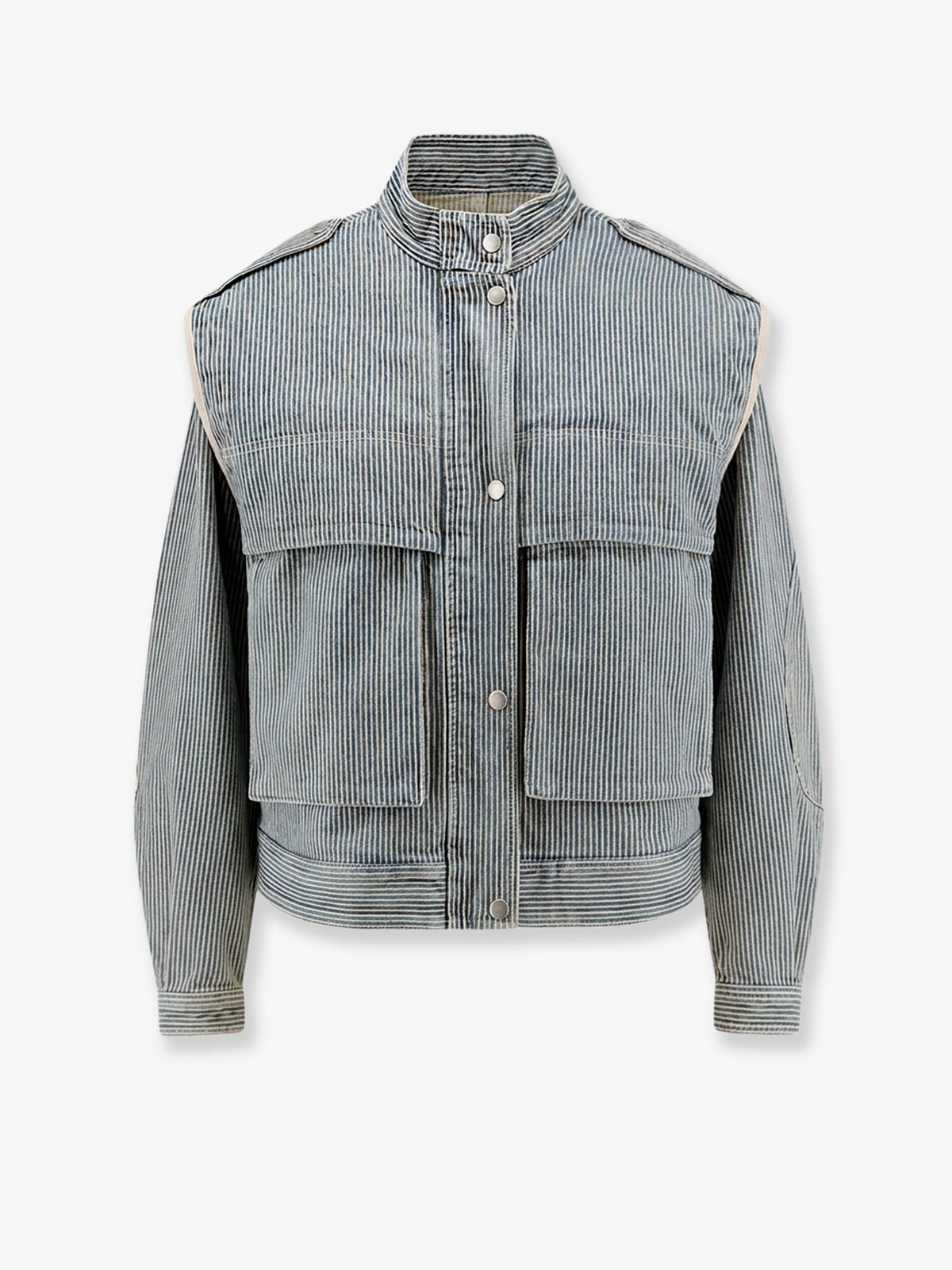 Marant Étoile Edany cotton twill jacket - Bluewhite
