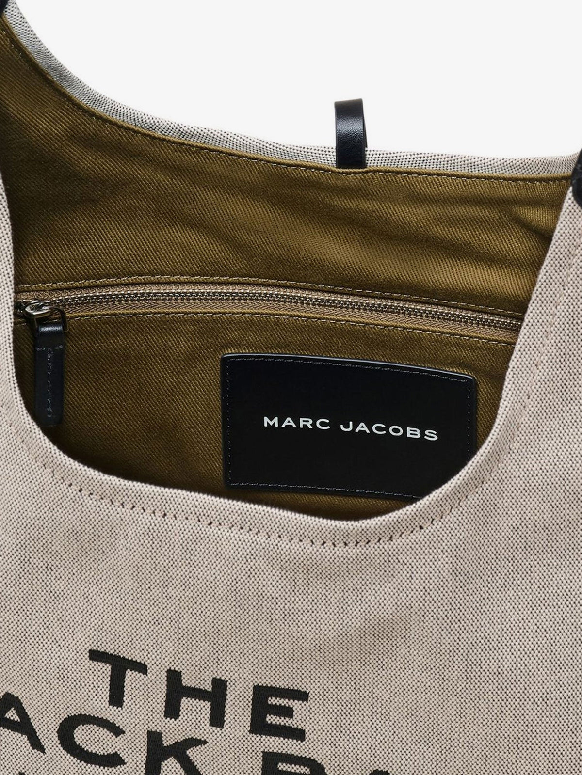 Marc Jacobs The Sack Bag shoulder bag in canvas - Ivoryblack