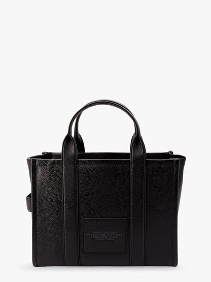Marc Jacobs Leather shoulder bag with logo on the front - Black