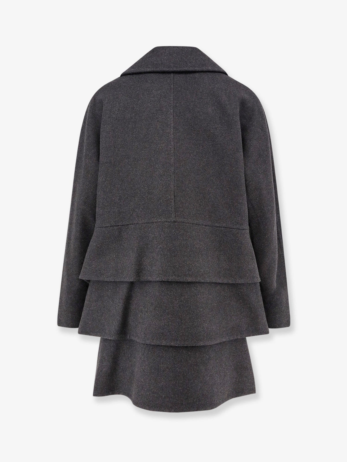 Max Mara Asturie1234 oversize virgin wool and cashmere coat - Grigio