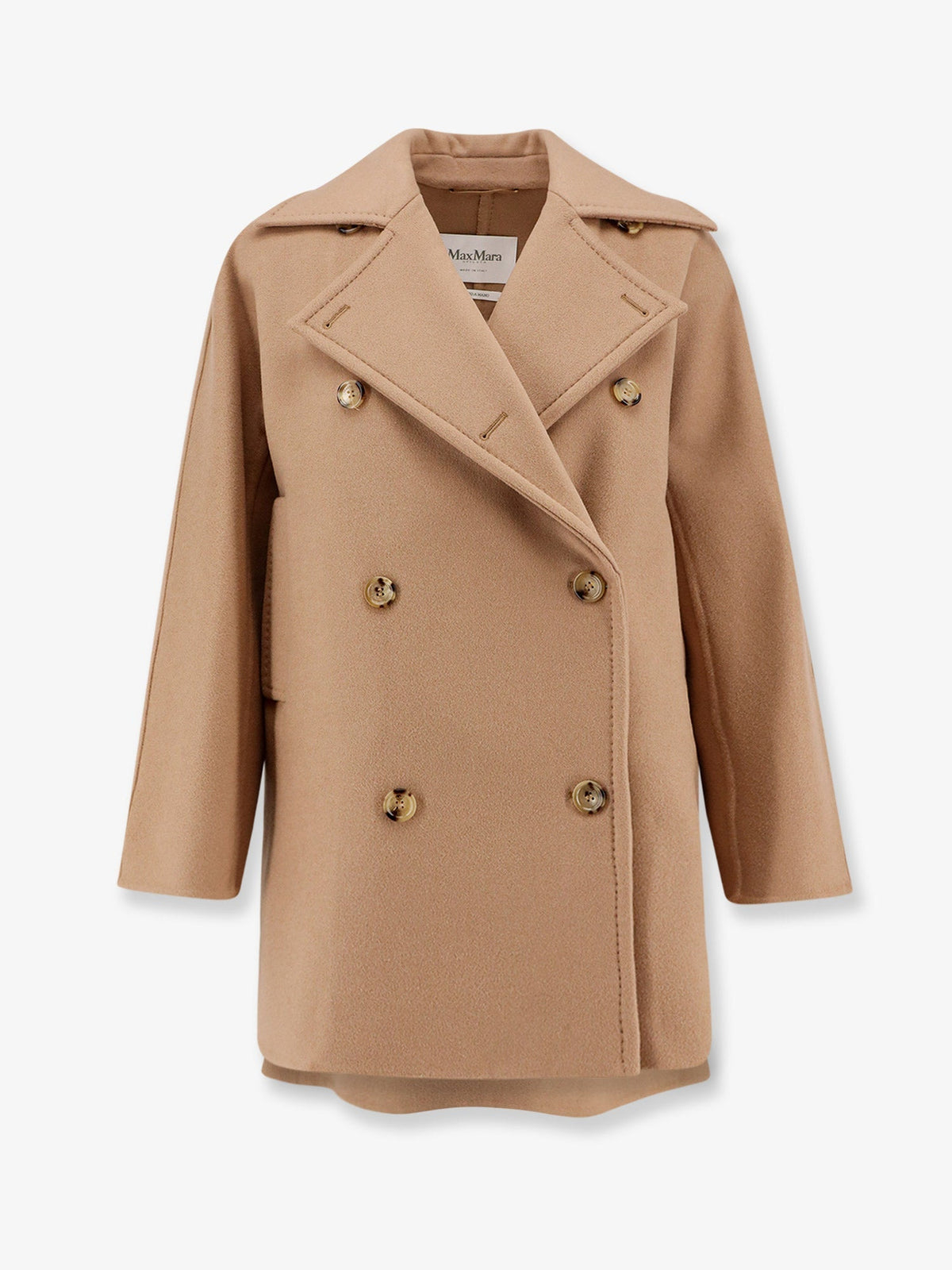 Max Mara Asturie1234 oversize virgin wool and cashmere coat - Beige