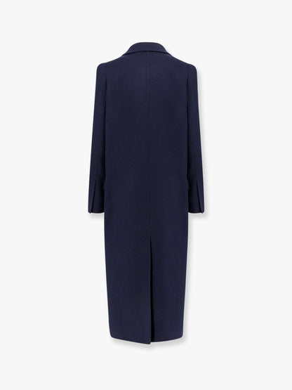 Max Mara Albania 1234 Max Mara sfilata virgin wool and cashmere coat - Blu