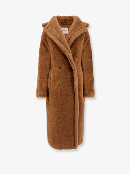 Max Mara Teddy camel hair and silk coat - Cammello
