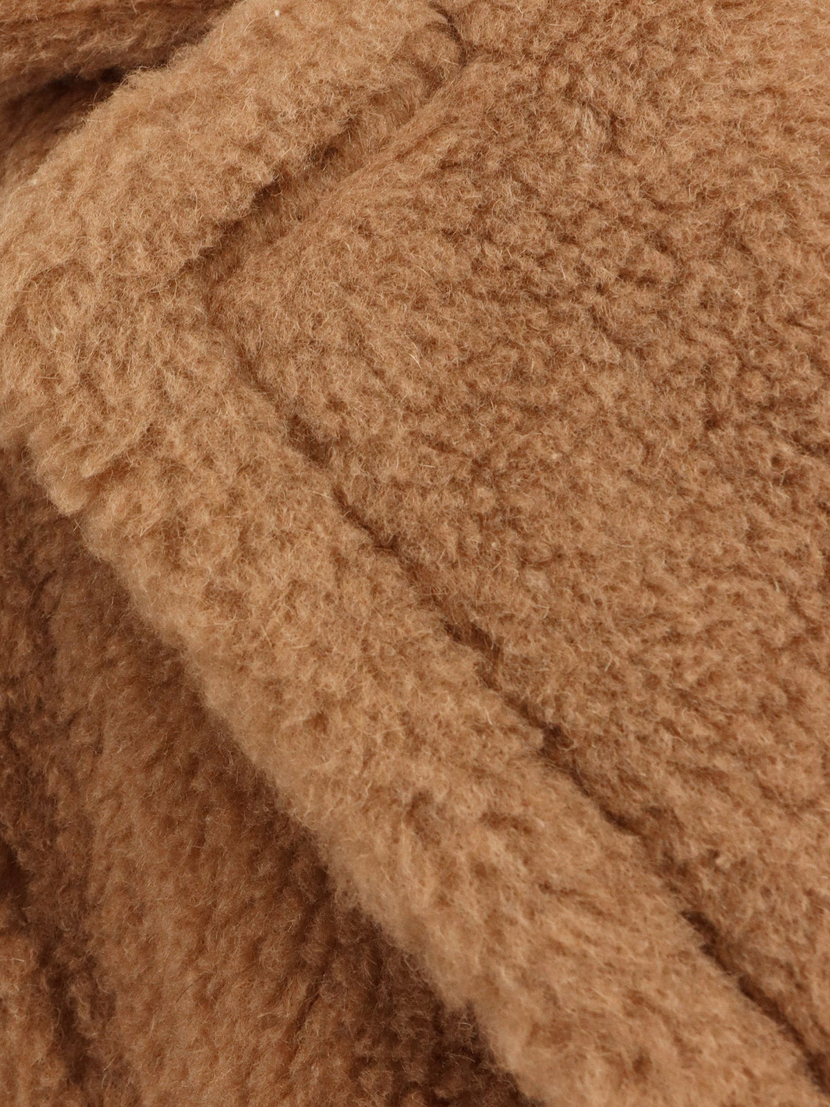 Max Mara Teddy camel hair and silk coat - Cammello