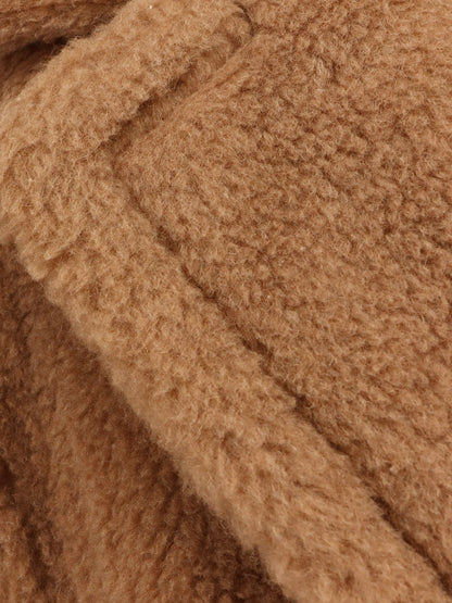 Max Mara Teddy camel hair and silk coat - Cammello