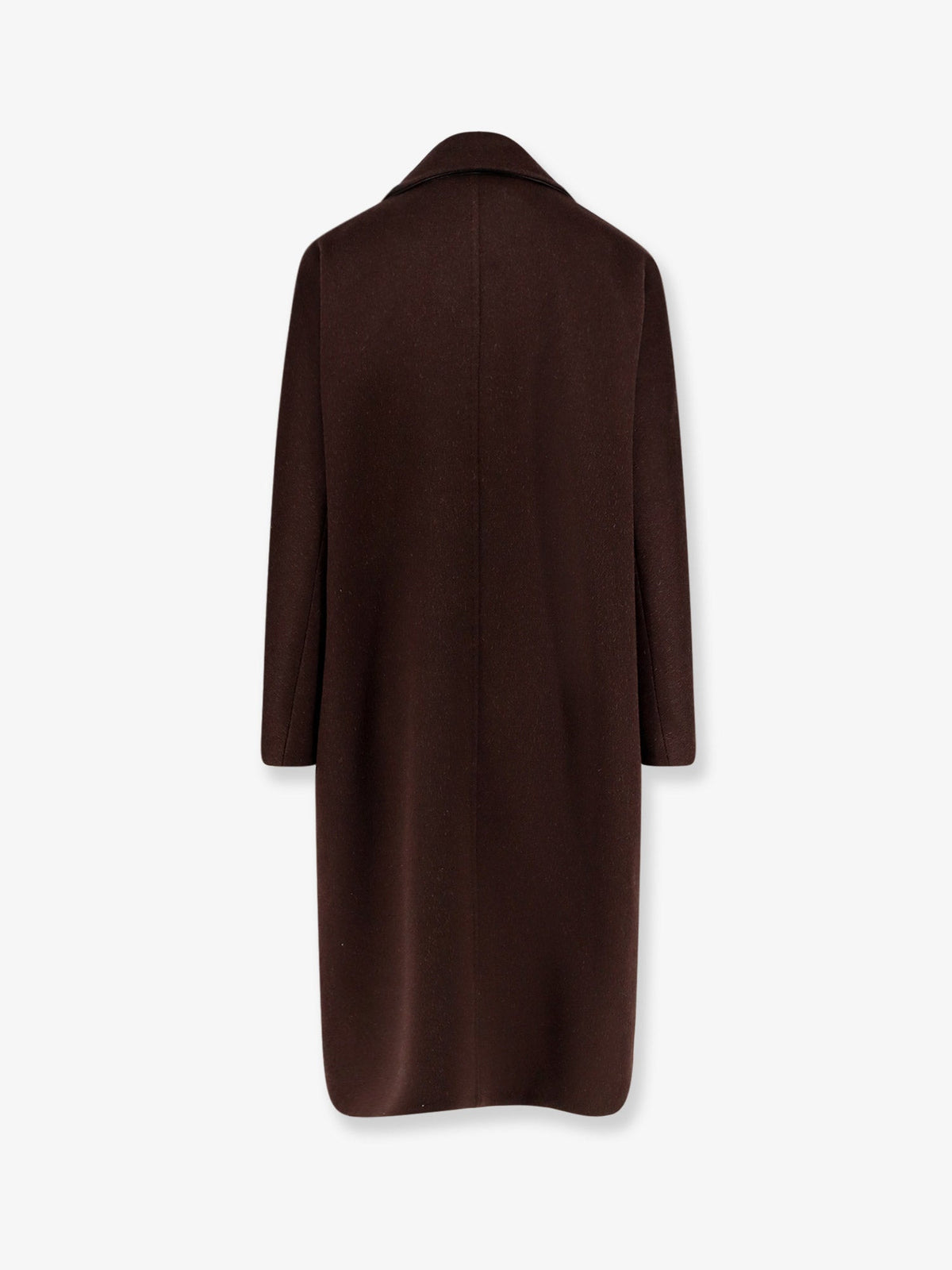 Max Mara Angus cashmere and alpaca coat - Marrone