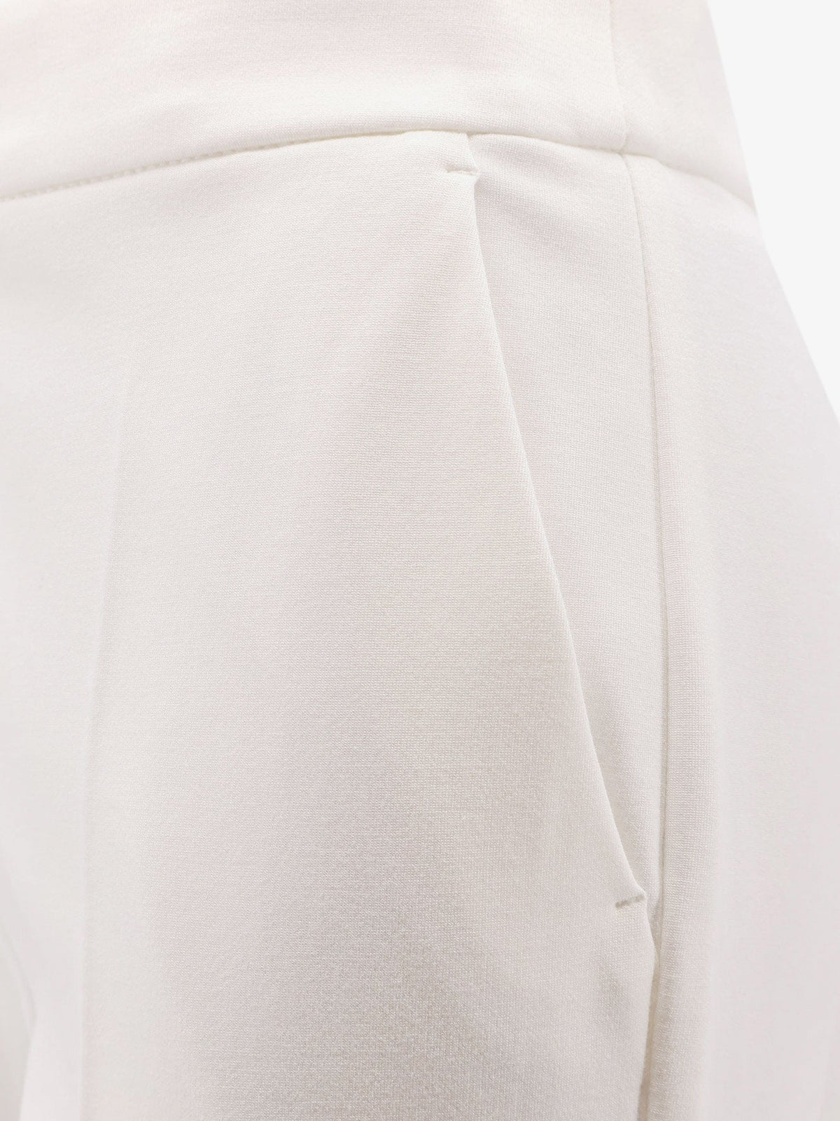 Max Mara Pegno viscose blend trousers - Bianco