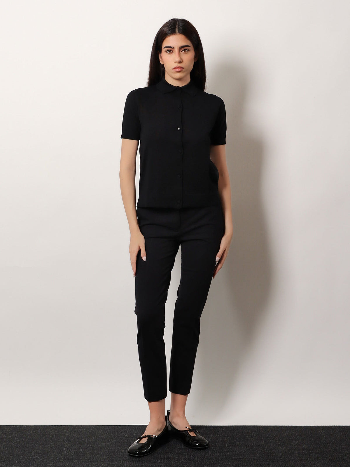 Max Mara Pegno viscose blend trousers - Nero