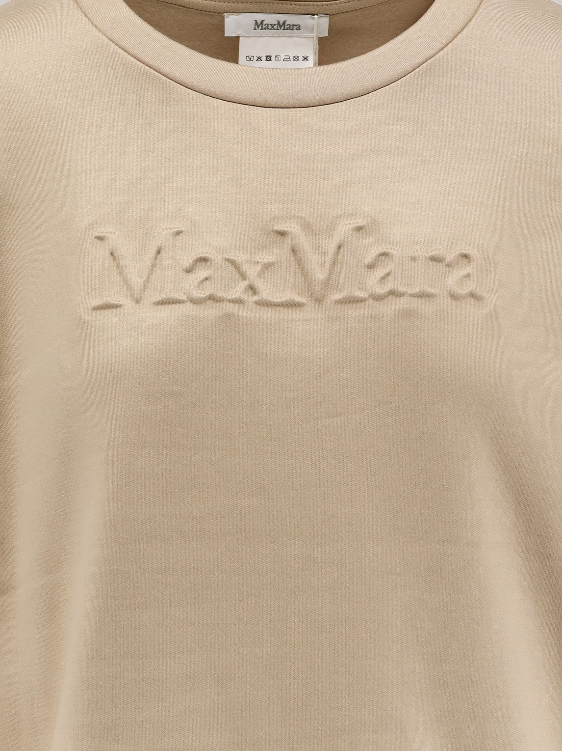 Max Mara Silk and cotton blend Berma sweatshirt - Caramello