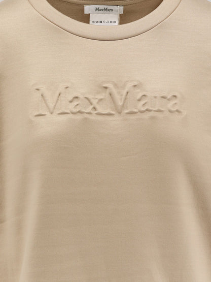 Max Mara Silk and cotton blend Berma sweatshirt - Caramello