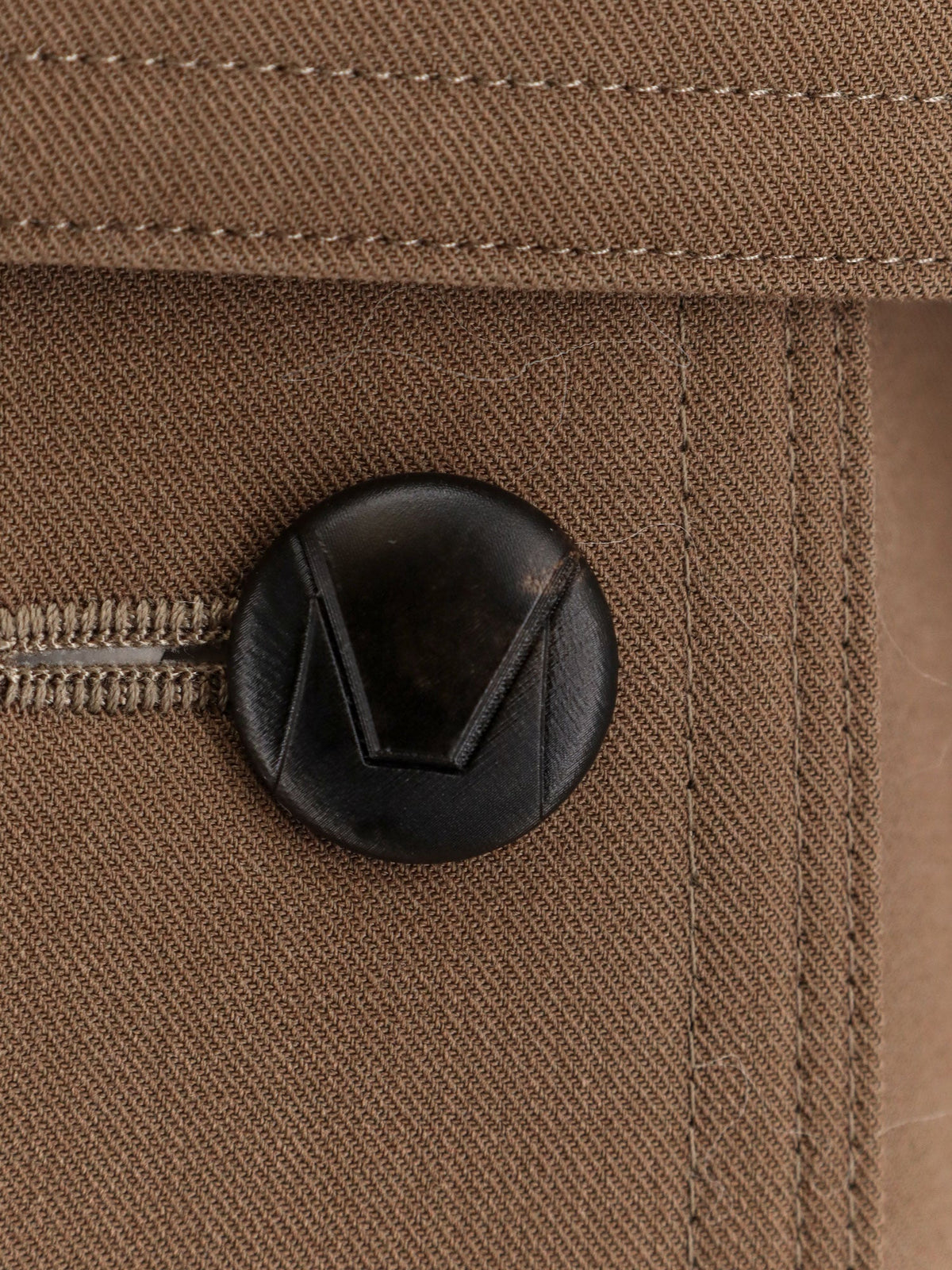 Max Mara Mxmcerto virgin wool trench - Marrone