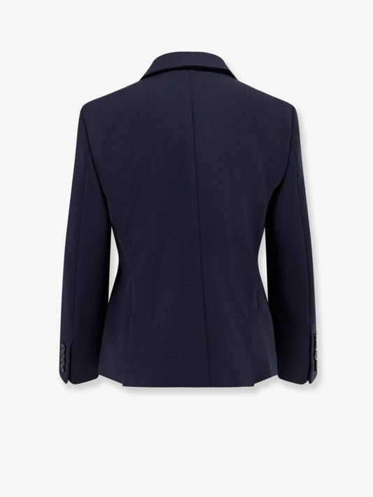 Max Mara Mxmdorico stretch virgin wool blazer - Blu Marino