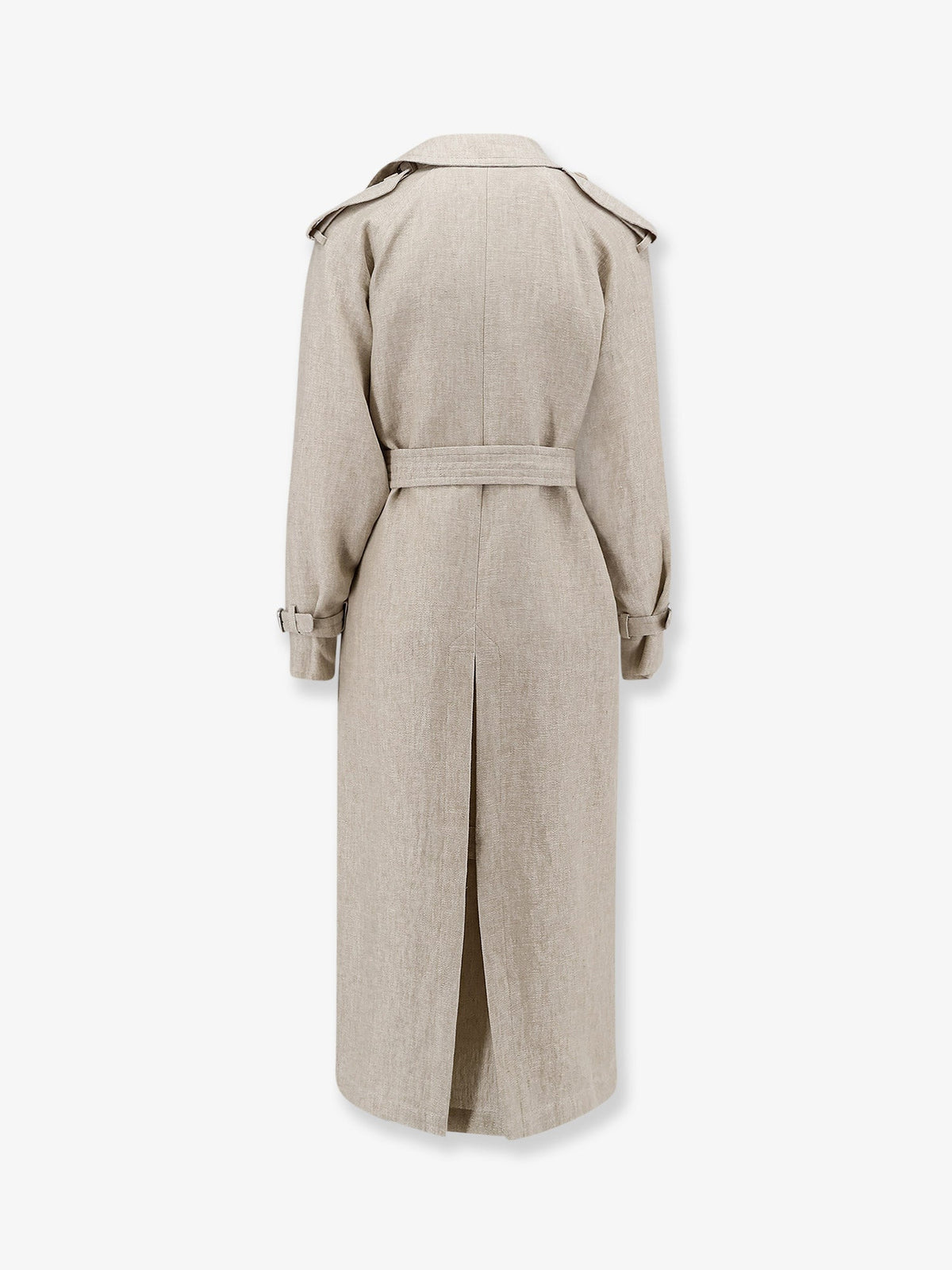 Max Mara Mxspedaggi linen trench - Sabbia
