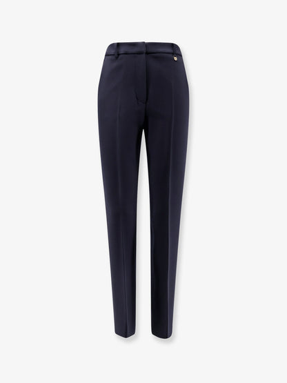Max Mara Mxmgiglio virgin wool trousers - Blu Marino