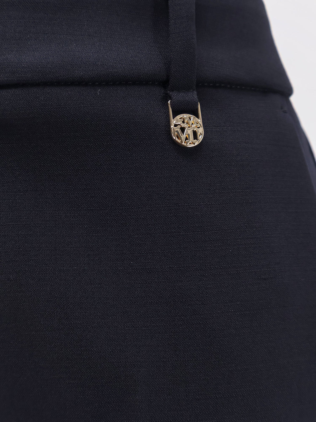 Max Mara Mxmgiglio virgin wool trousers - Blu Marino