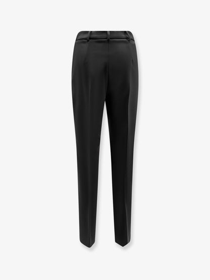 Max Mara Mxmgiglio virgin wool trousers - Nero