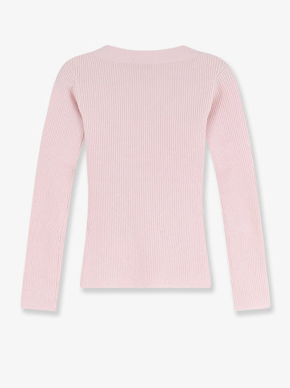 Max Mara Mxmgioiosa ribbed wool and cashmer ecardigan - Rosa