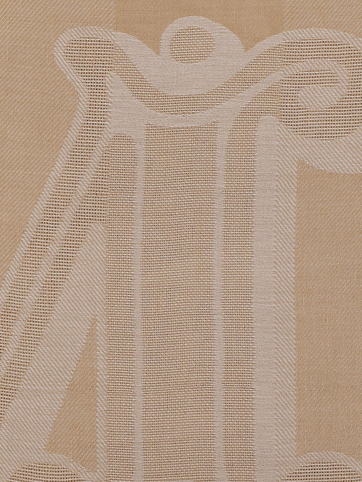 Max Mara Modal, linen and cotton blend scarf - Caramello