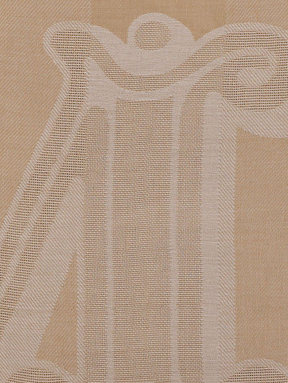 Max Mara Modal, linen and cotton blend scarf - Caramello
