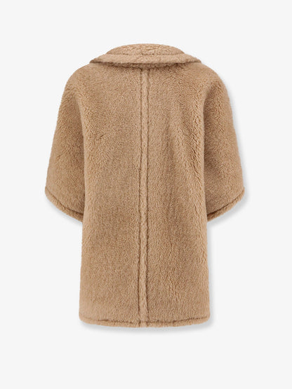 Max Mara Mxacavallo alpaca, cashmere and silk cape - Beige