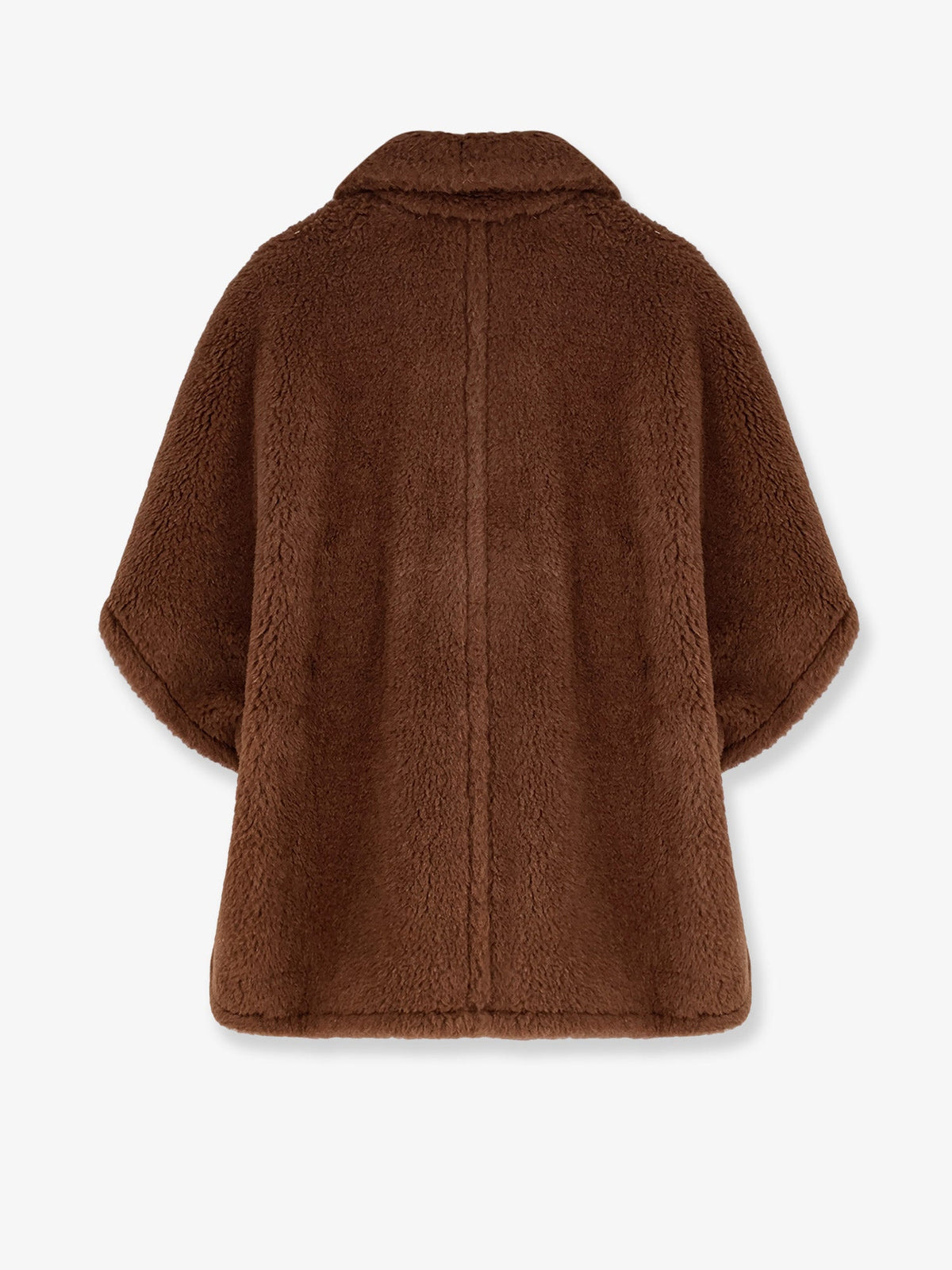 Max Mara Mxacavallo alpaca, cashmere and silk cape - Oro Verde Marrone